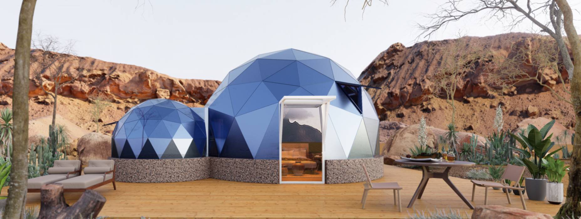 灞桥区球形智能光伏玻璃星空房